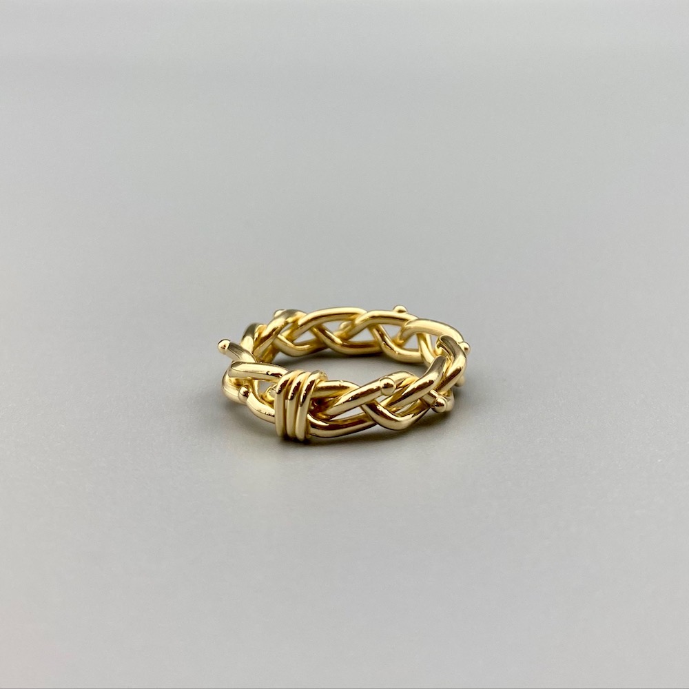 Silim Gold Rosary Ring
